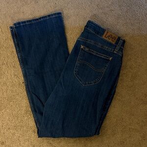 Lee Women's Dark Blue Straight Leg Jeans